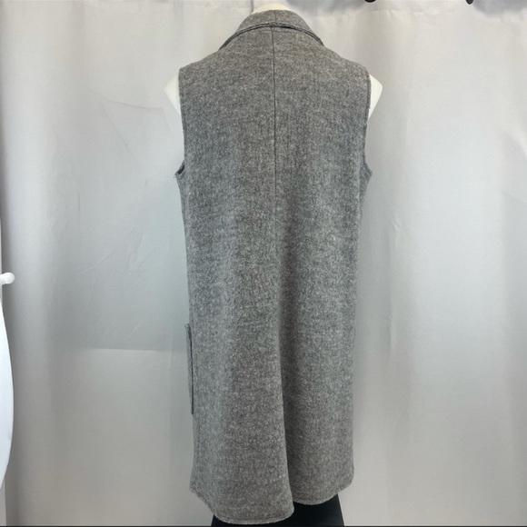 Tahari Gray Wool Cardigan 07 - Picture 6 of 16